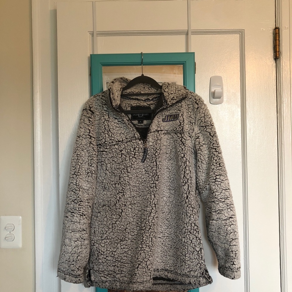 James Madison University Sherpa 1/4 Zip Pullover